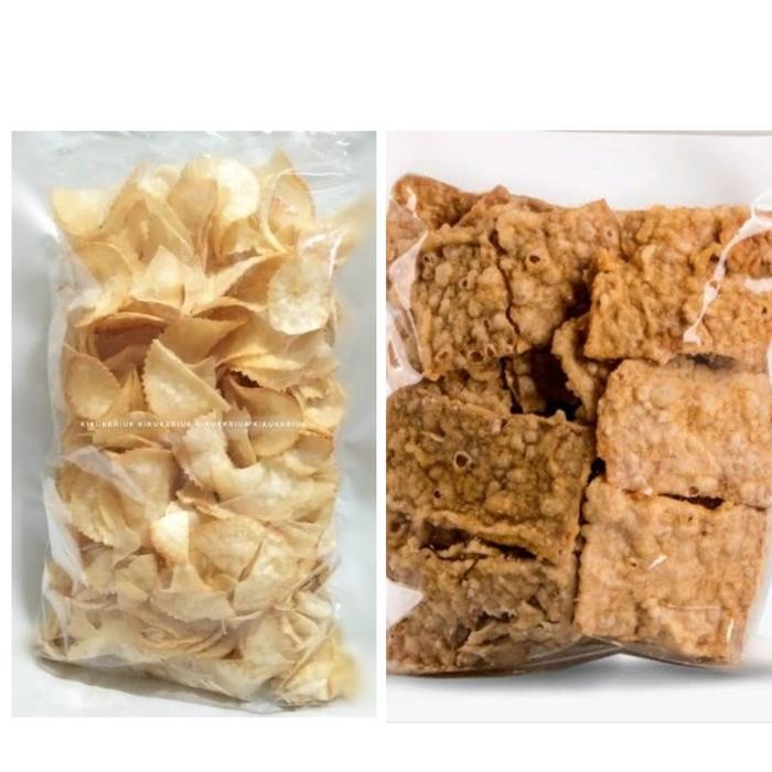 

SNACK 1KG TEMPE SARI MANIS, KERIPIK SINGKONG BAWANG & JERUK PEDAS