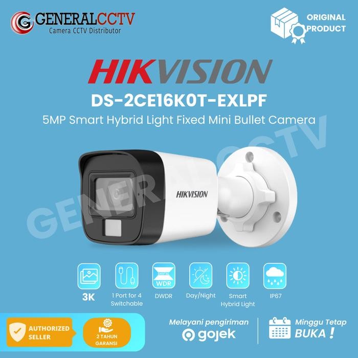 Camera Cctv Hikvision Outdoor Turbo Hd 5 Mp
