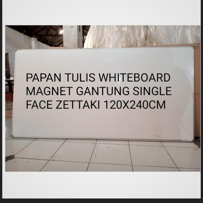 

PAPAN TULIS MAGNET GANTUNG SINGLE FACE ZETTAKI 120X240CM