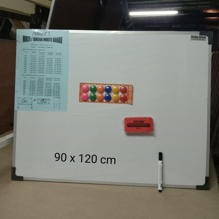 

whiteboard magnet gantung 90 x 120 cm