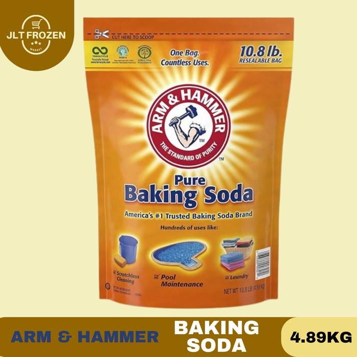 

Arm & Hammer Baking Soda 100% Food Grade / Soda Kue Murni - 4.89KG