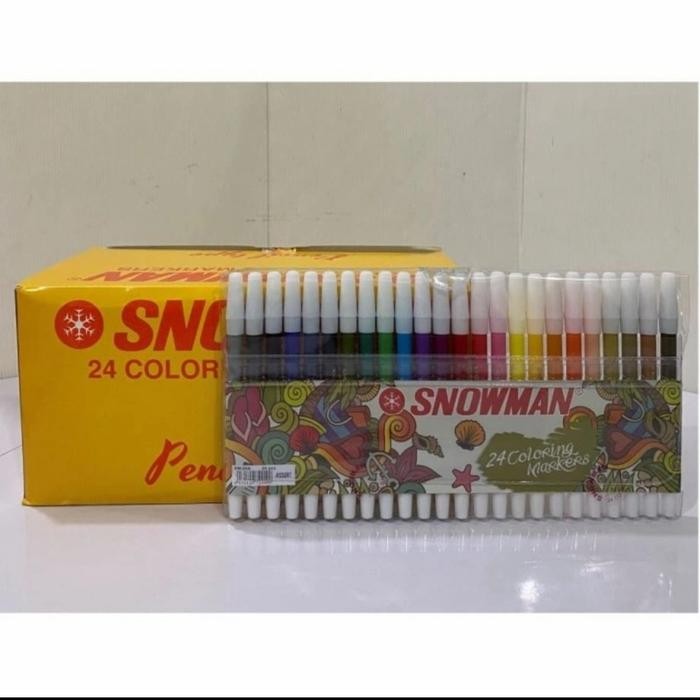 

Spidol Snowman Kecil 24 Warna Pw24A