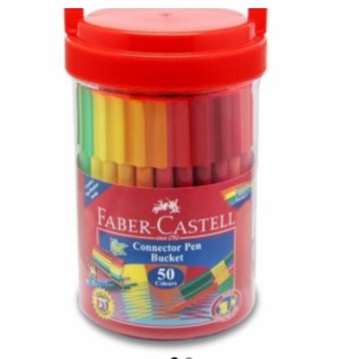 

Bisa Gosend! Faber Castell Connector Pen 50 Warna Spidol Mewarnai Faber Castell
