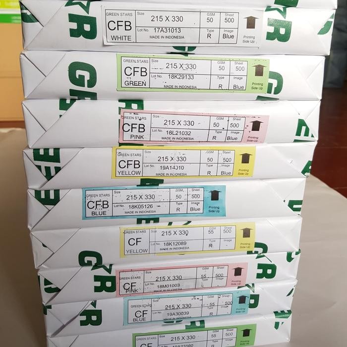 

Ncr Gs Green Star Bottom Biru F4 Kertas Karbon Nota Kontan