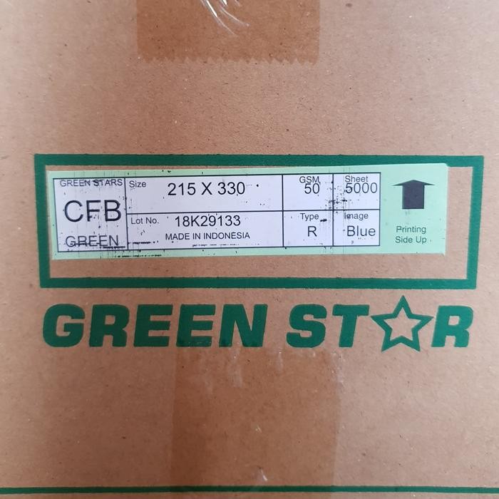 

Ncr Gs Green Star Middle Hijau F4 Kertas Karbon Nota Kontan