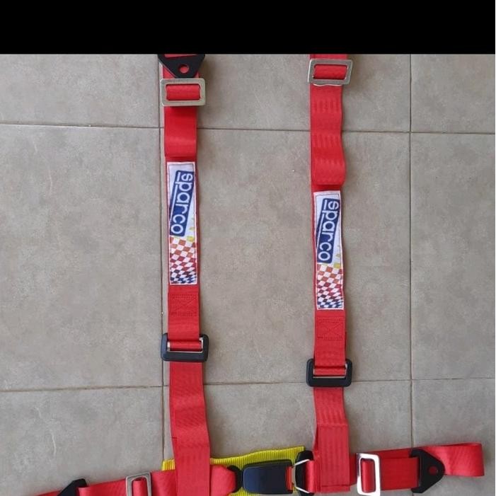 Limited Safety Belt Seat Belt Sabuk Pemgaman Mobil Racing 4 Poin Terlariss 