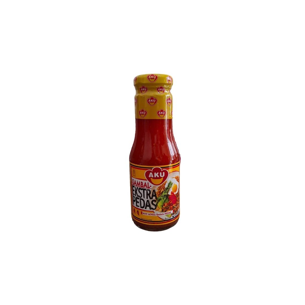 

Sambal Extra Pedas AKU Botol 250 ML