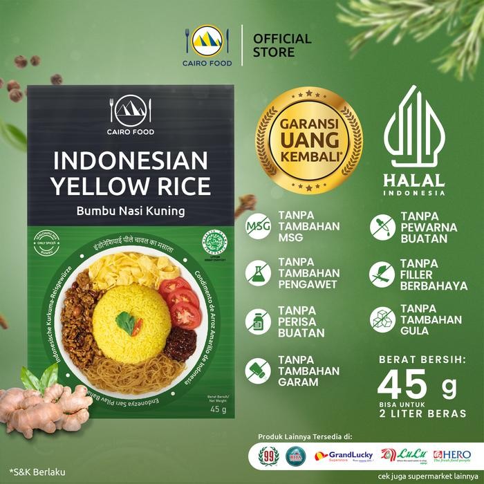 

Bumbu Nasi Kuning - Cairo Food Seasoning