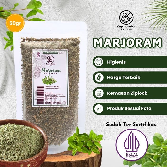 

50gr Marjoram / Marjoram Flakes / Rempah / JSR 100% PREMIUM QUALITY