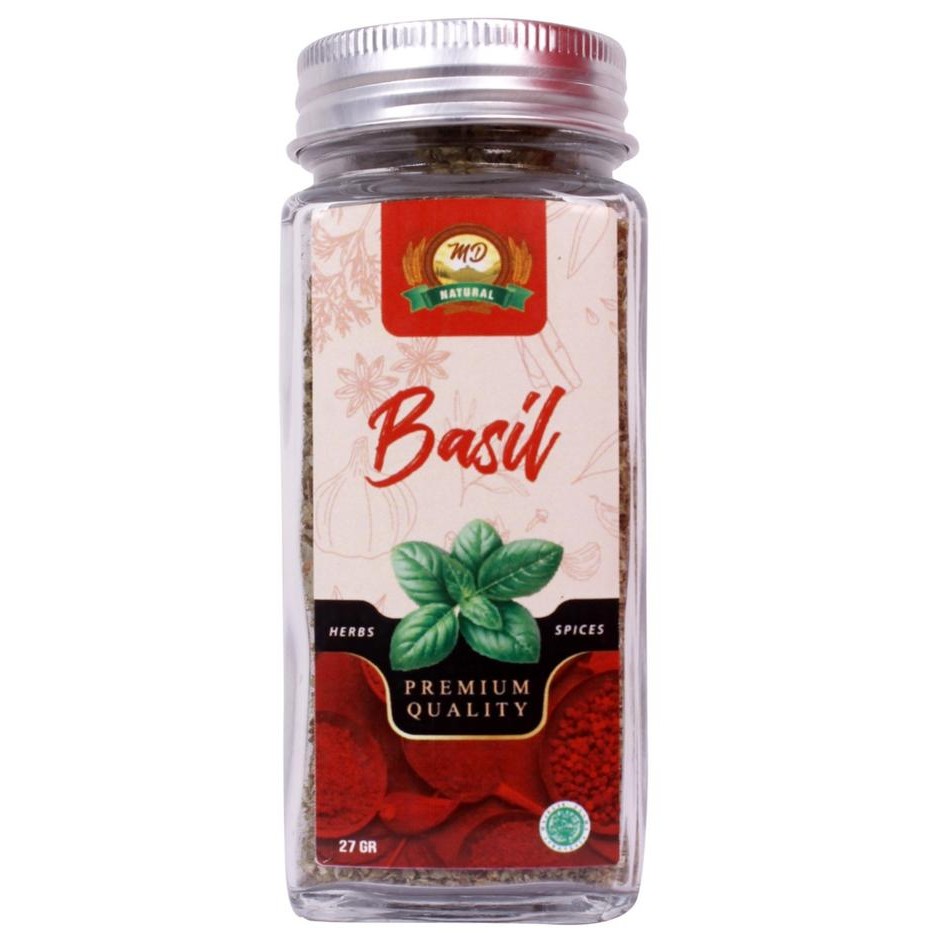 

MD Organic Daun Basil Kering Alami 27 Gram
