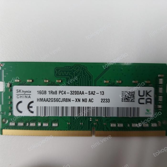 SODIMM DDR4 16GB PC4 3200AA SK HYNIX