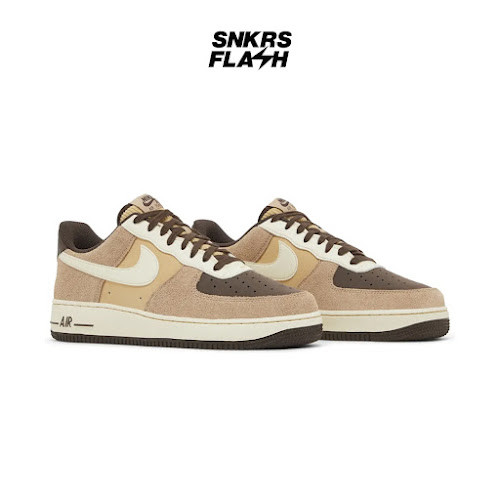 NIKE Air Force 1 07 Lv8 Emb Hemp Coconut Milk Sepatu Sneakers Pria - FB8878200 - Size 43