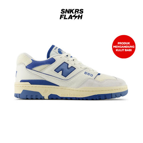 NEW BALANCE 550 Sea Salt Blue Agate Sepatu Sneakers Pria - BB550CPD - Size 42.5