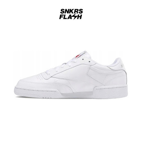 REEBOK Club C 85 White Sheer Grey Sepatu Sneakers Pria - 100000154 - Size 43