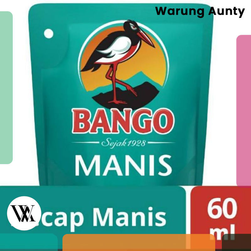 KECAP MANIS BANGO 60ml 84gr REFILL SACHET KECIL POUCH UNILEVER 18ml ECER RENCENG MAKANAN KEBUTUHAN M