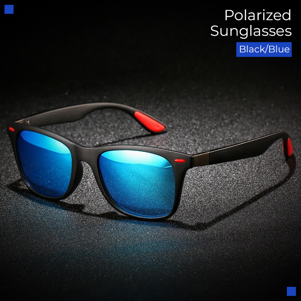 AOFLY Kacamata Pria Wayfarer Polarized UV Sunglasses - P21 Premium