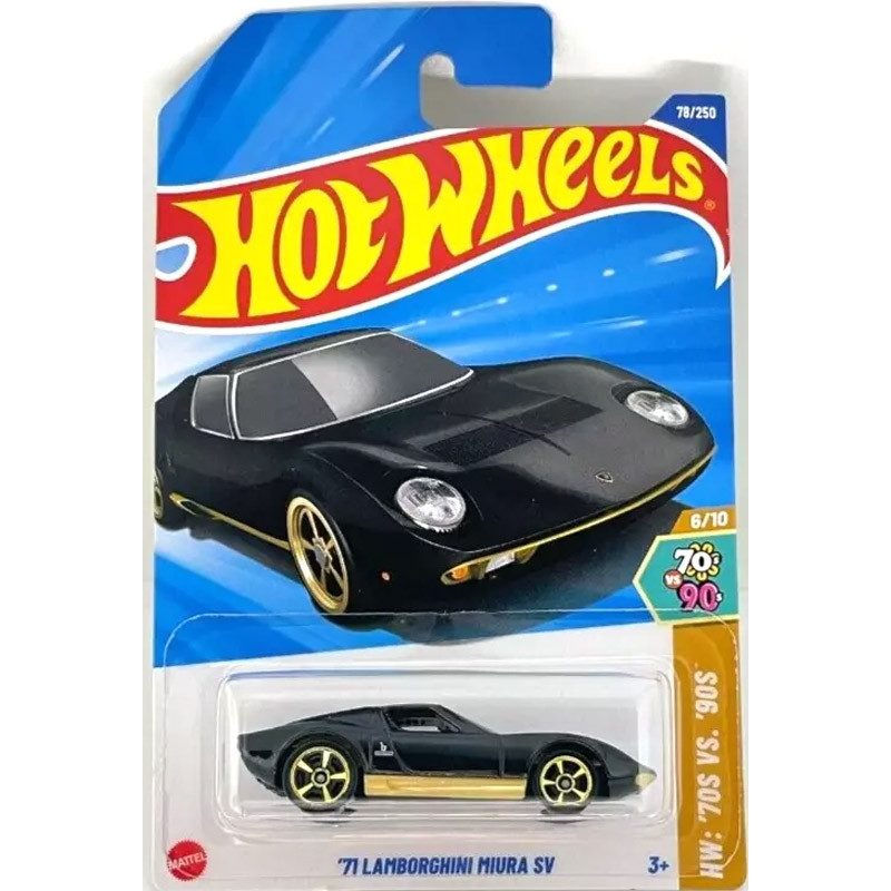 HOT WHEELS 71 LAMBORGHINI MIURA SV