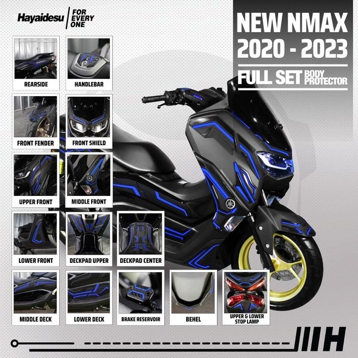 HAYAIDESU ALL NEW NMAX 2020 FULL SET BODY PROTECTOR VARIASI