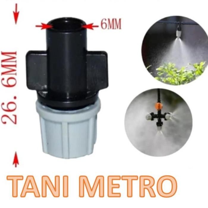 PREMIUM 20 pcs - MIST KABUT NOZZLE ABU-ABU SPRAYER HEAD SPRINKLER KONEKTOR.