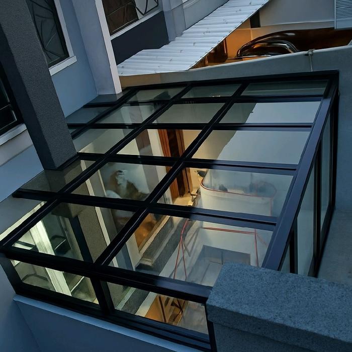 PREMIUM kanopi sliding Solarflat Manual / Otomatis