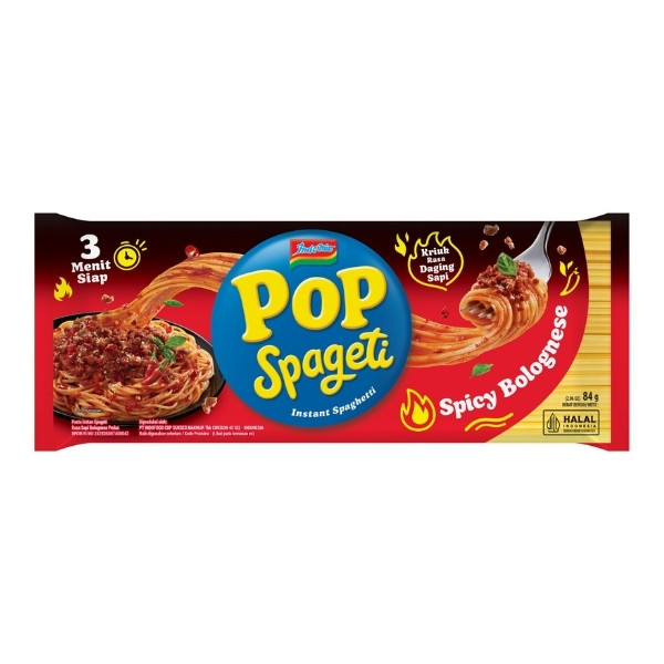

POP SPAGHETTI SPICY BOLOGNESE 84 GR