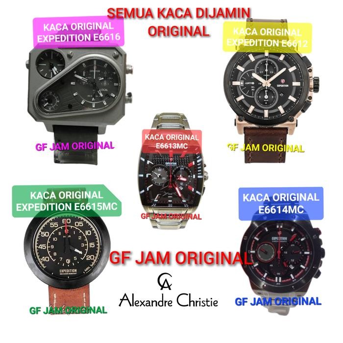 KACA ORIGINAL JAM TANGAN EXPEDITION E6612 E6613 E6614 E6615 E6616