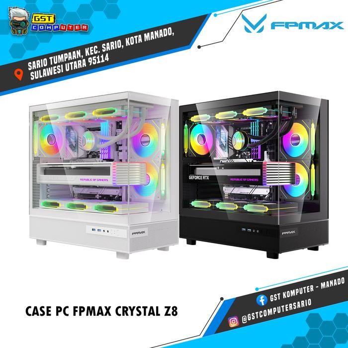 CASE PC FPMAX CRYSTAL Z8 ATX