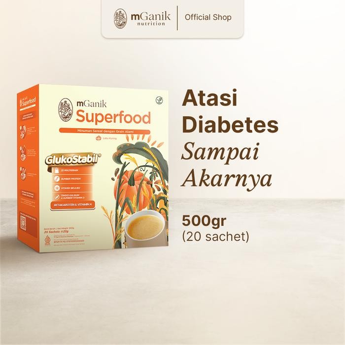 

Tersedia mGanik Superfood Pumpkin 500gr - Suplemen Diabetes & Nutrisi Sehat