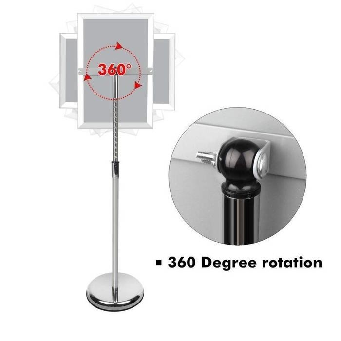

Bisa E-Faktur! Frame Akrilik A4/A3 Standing Sign Display Harga Frame Standing Display Floor Stand