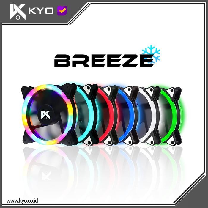 FAN RGB KYO BREEZE 12CM / FAN CASING RGB / FAN CASING RGB / FAN LAMPU