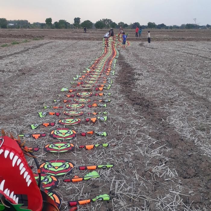 (Good) Layangan Train Naga Fullset