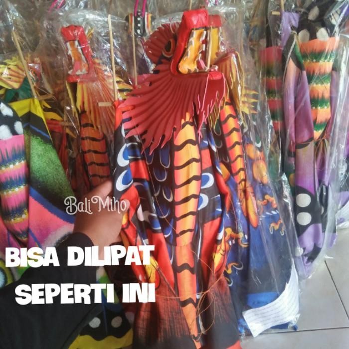 (Good) layang layang naga kain 3 dimensi/layangan kain naga/layangan bali