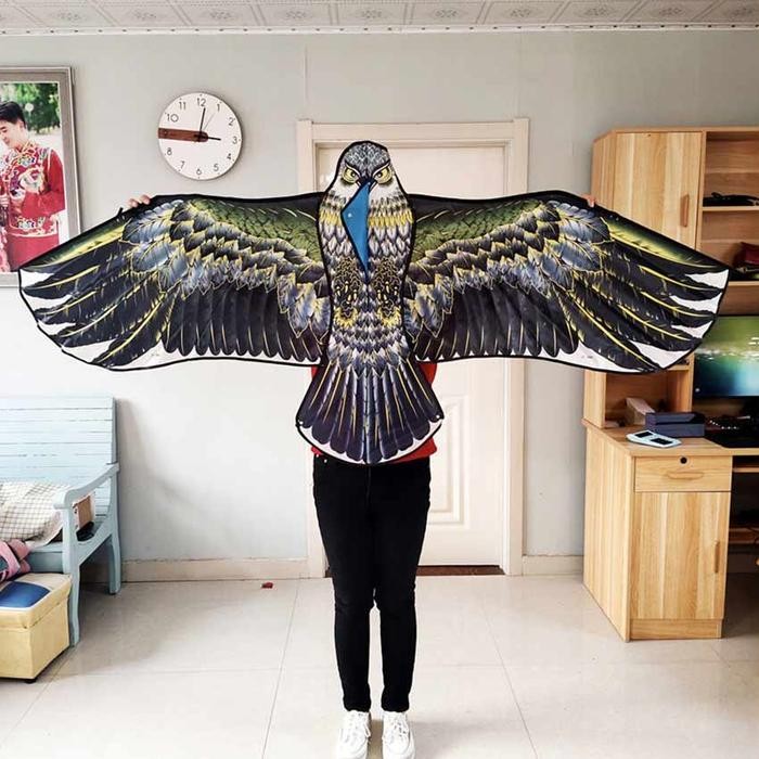 (Good) 260cm Layang Layang Naga Besar 3D Layang-Layang Naga Jumbo Kartun Untuk Olahraga Anak Dan