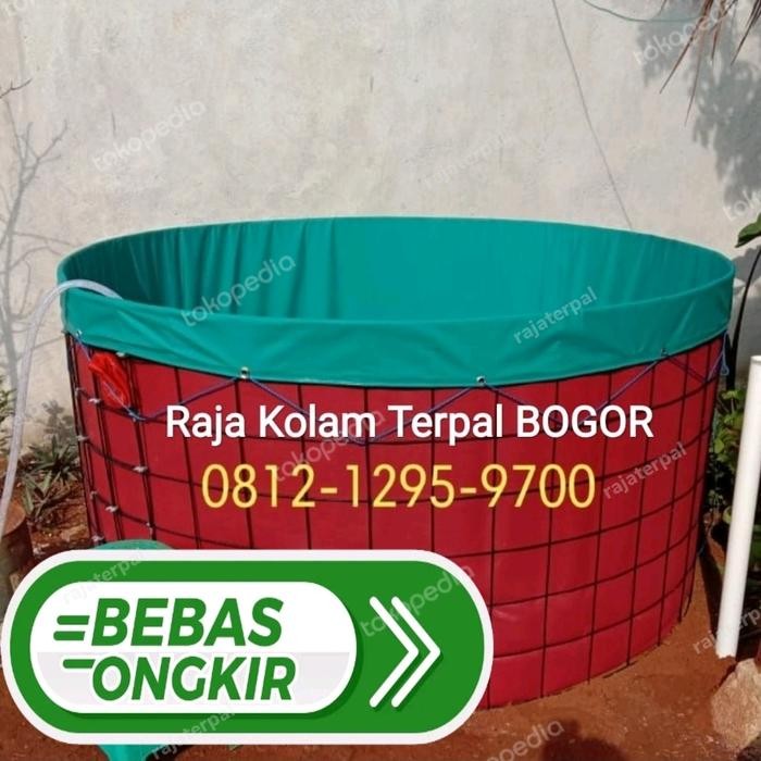 Tekira.store kolam terpal bundar diameter 2m hanya Terpal saja