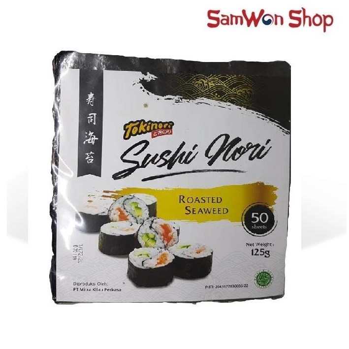 

ORIGINAL TOKIN SUSHI N ROASTED SEAWEED 50 SHEET - RUMPUT LAUT GIMBAP READY STOCK