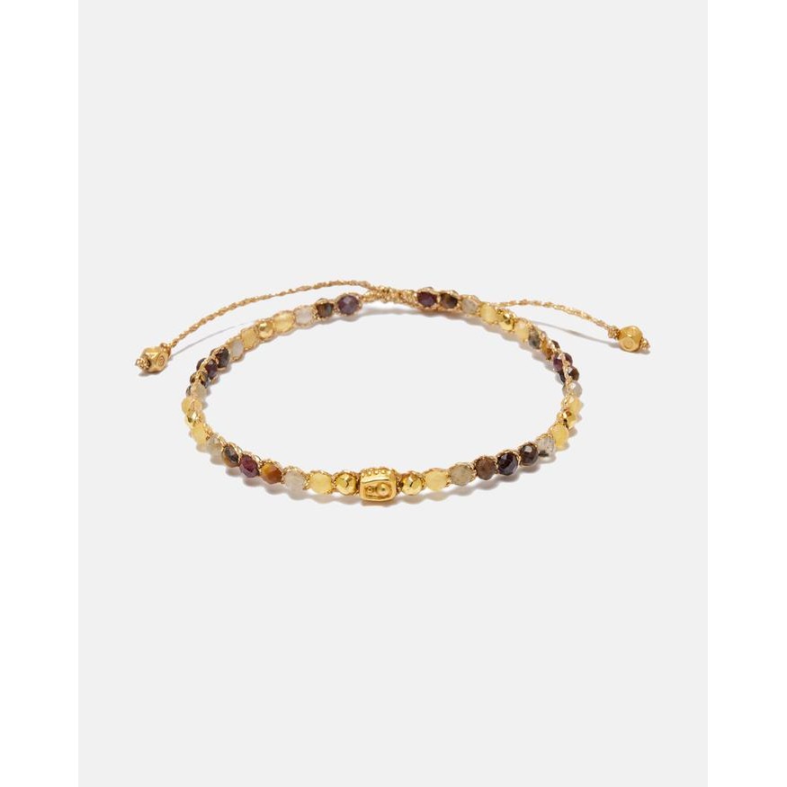 

TERLARIS Ombre Golden Hour Batu Intan Permata Asli Gemstones Bracelet for Women Aesthetic Samapura