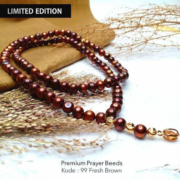 SIAPKIRIM TASBIH MUTIARA ASLI PREMIUM LOMBOK BERSERTIFIKAT READY STOCK