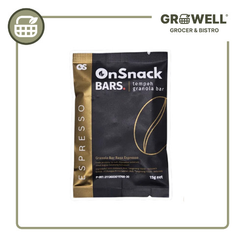 

ONSNACK BARS ESPRESSO - TEMPE GRANOLA
