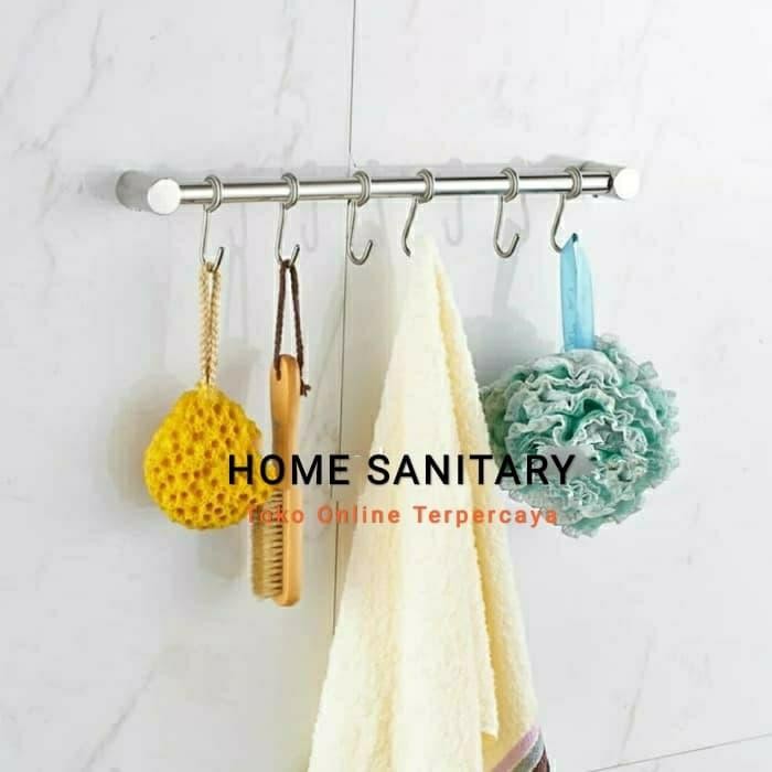 Mantab Kapstok Serbaguna/Gantungan Dapur/Kapstok Kamar Mandi Terlariss 