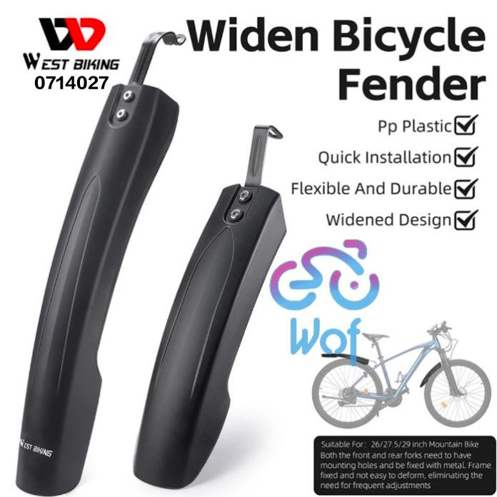Polygon Exotic - West Biking 027 Spakbor Spatbor Sepeda Gunung Mtb Widen Bicycle Fender Mud Guard