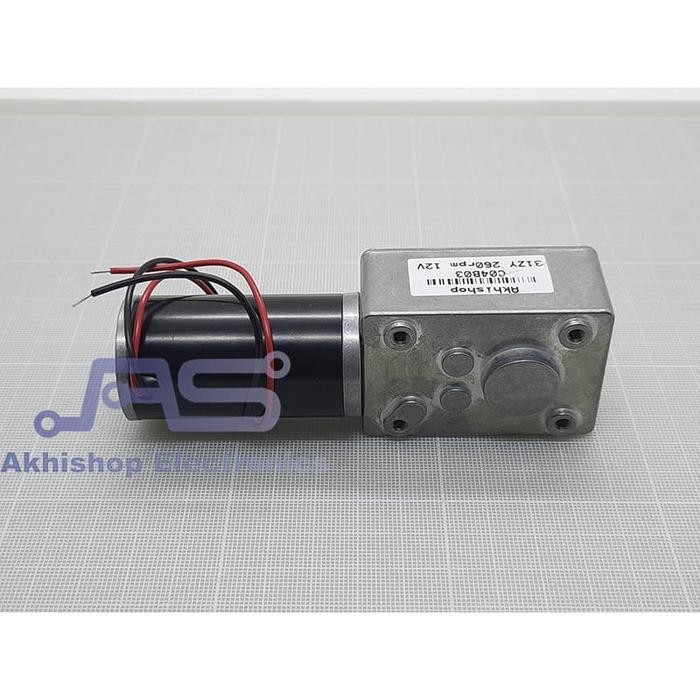 PERMANENT MAGNET WORM GEAR MOTOR DC 4058GW31ZY 12V 260RPM