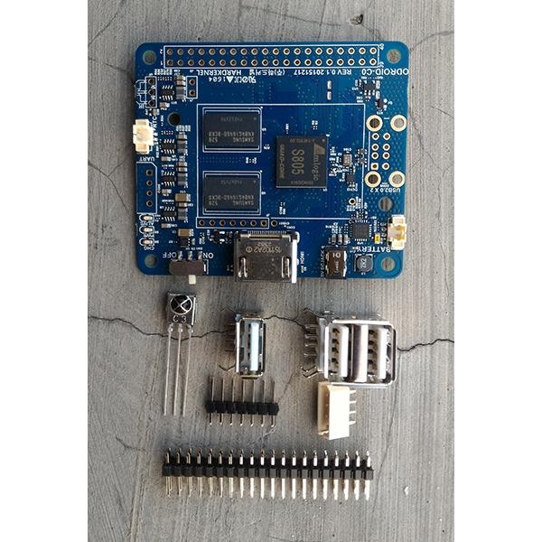 ODROID C0 1.5GHZ QUAD CORE MINI PC W/ CONNECTOR PACK
