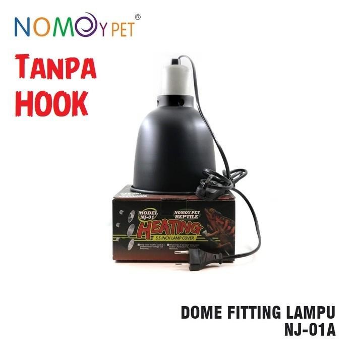 LIGHT DOME 14 X 19.5CM NOMOY NJ-01 A FITTING DOME UVB REPTIL BD ULAR SULCATA IGUANA