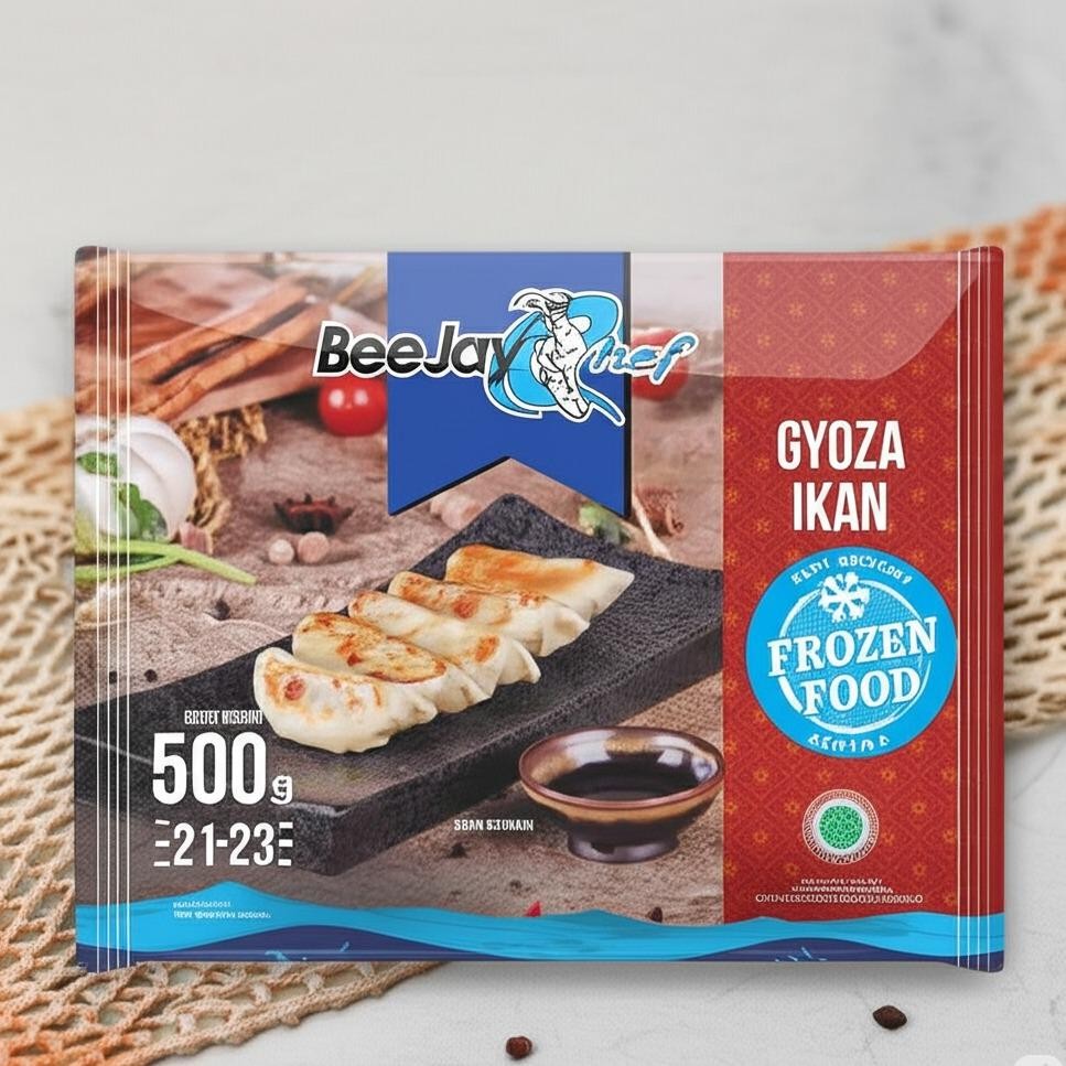 

Gyoza Ikan Beejay 500gr - Camilan Frozen Halal Praktis dan Lezat, Nikmat Cita Rasa Jepang