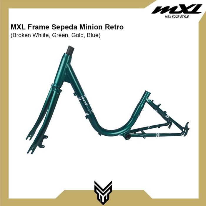 MXL Frame Sepeda Minion Retro Ukuran 20" Bahan Steel Bicycle Frame