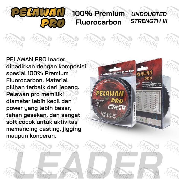 Leader Pelawan PRO Premium Leader Fluorocarbon