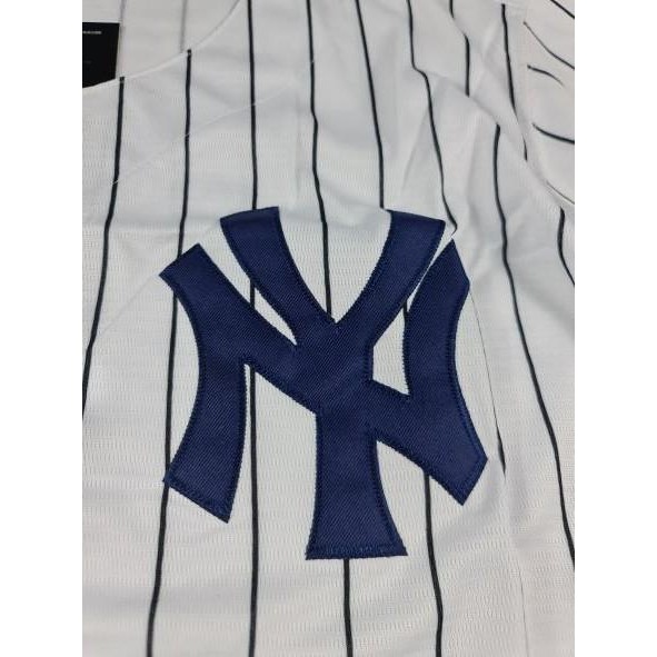 Baju Jersey Baseball MLB New York Yankees NY Putih Import Quality