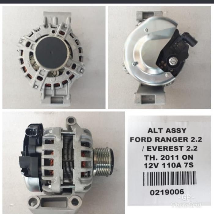 Jual Dinamo Alternator Ford Ranger 2.2 Ford Everest 2.2 110A 12V 0219006