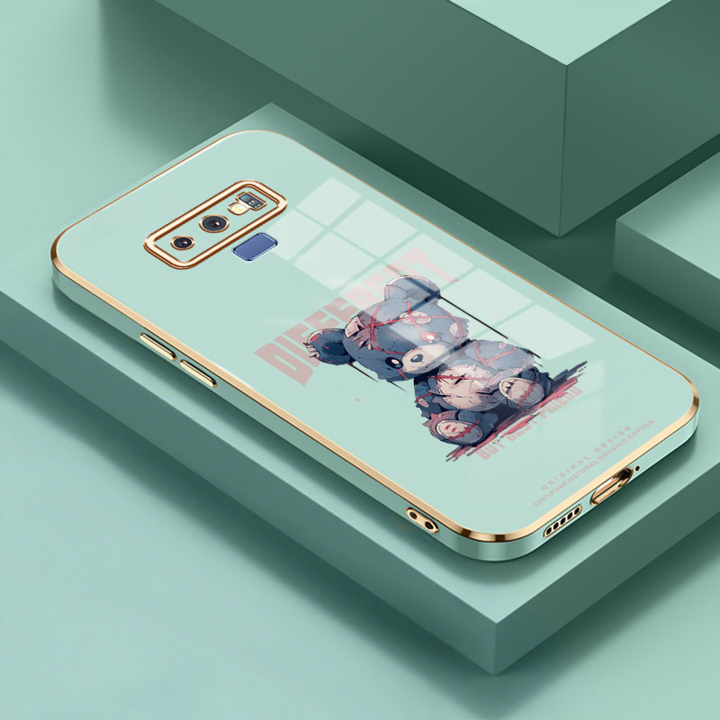 Casing Untuk Samsung Galaxy Note 9 Note 8 Case Casing Boneka beruang yang rusak silikon tahan HP Sof