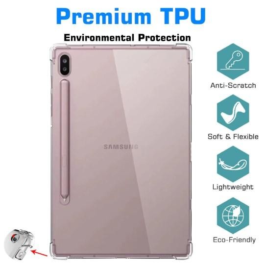 Samsung Galaxy Tab S7 S7 Plus Soft Case Anti Crack Casing Cover Armor